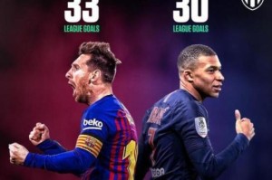  法甲金靴争夺白热化，姆巴佩与拉卡泽特仅差一球  